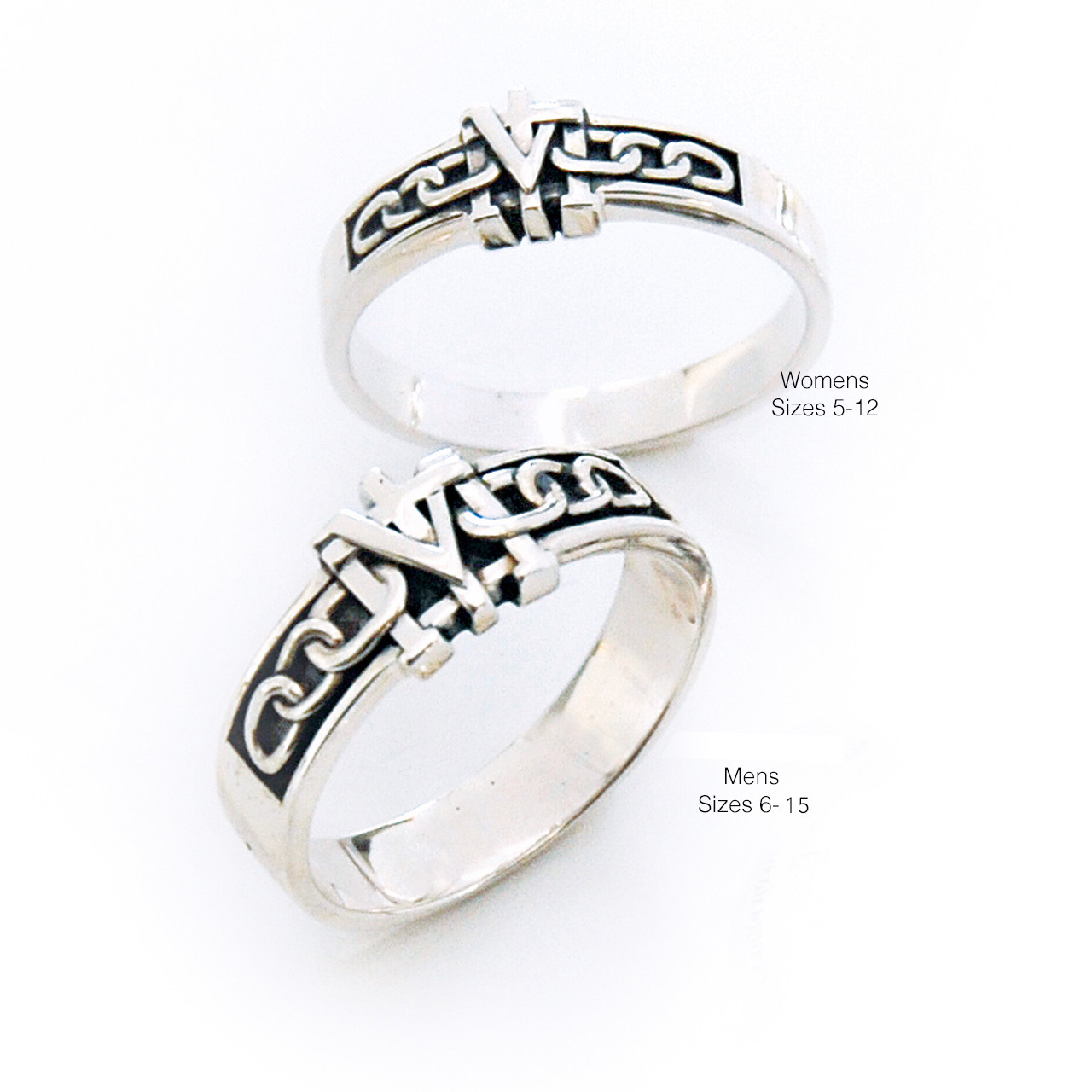 Simple German Silver Rings For Women & Girls – The Fineworld